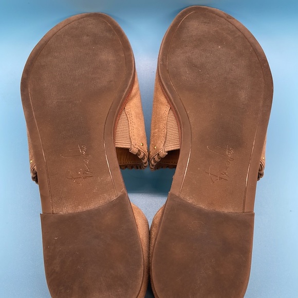 Sarto Franco Sarto tan suede flat Sz 7.5 - Picture 9 of 10